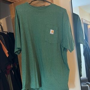 Carhartt Men's Heather Green Short Sleeve Tee